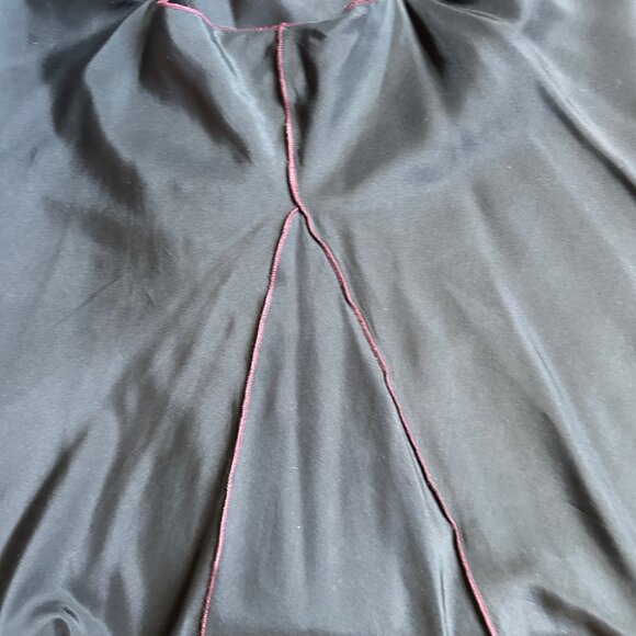 Vintage Rozae Nichols Black Jewel Rhinestone Silk Tank Top, Size Medium - Picture 6 of 7